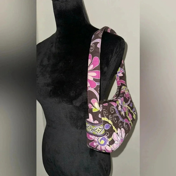 Vers Bradley Floral Quilted Shoulder Bag - Picture 2 of 10